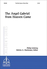 The Angel Gabriel from Heaven Came Two-Part choral sheet music cover